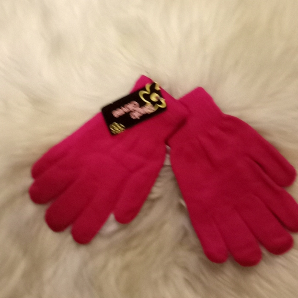 Kids- Pink Stretchy Magic Gloves